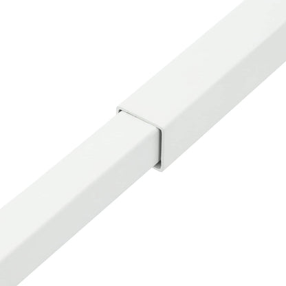 vidaXL Adjustable Window Safety Bar 3 pcs White Steel