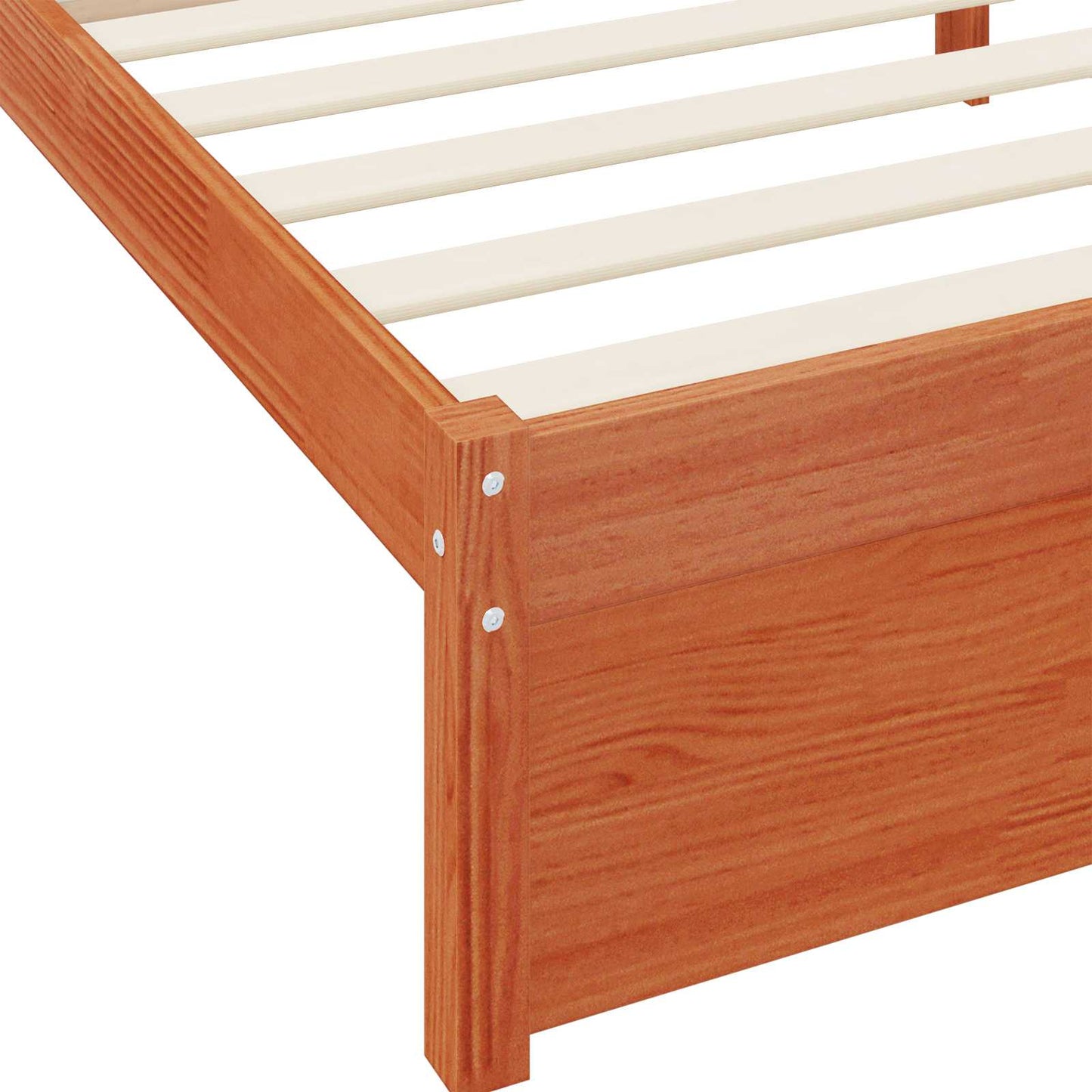 vidaXL Bookcase Bed with Headboard with Storage Solid Pine Wood