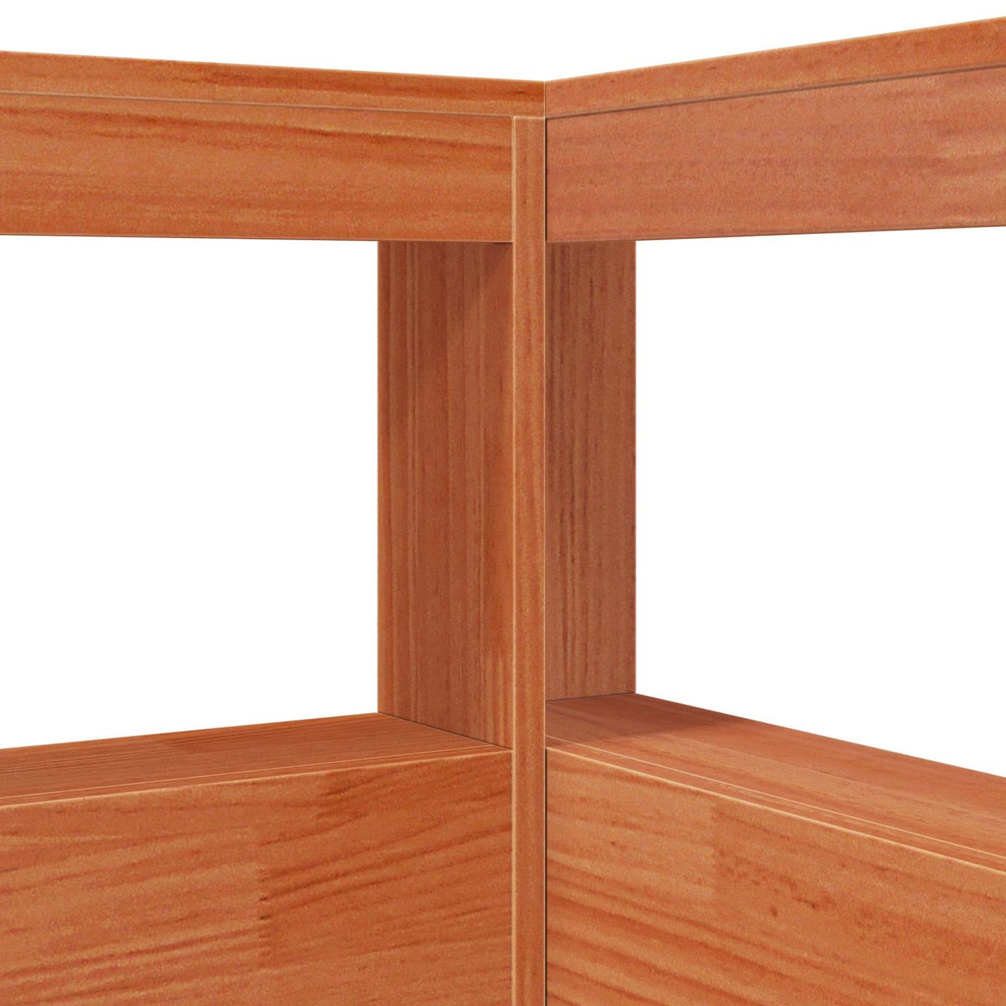 vidaXL Bookcase Bed with Headboard with Storage Solid Pine Wood