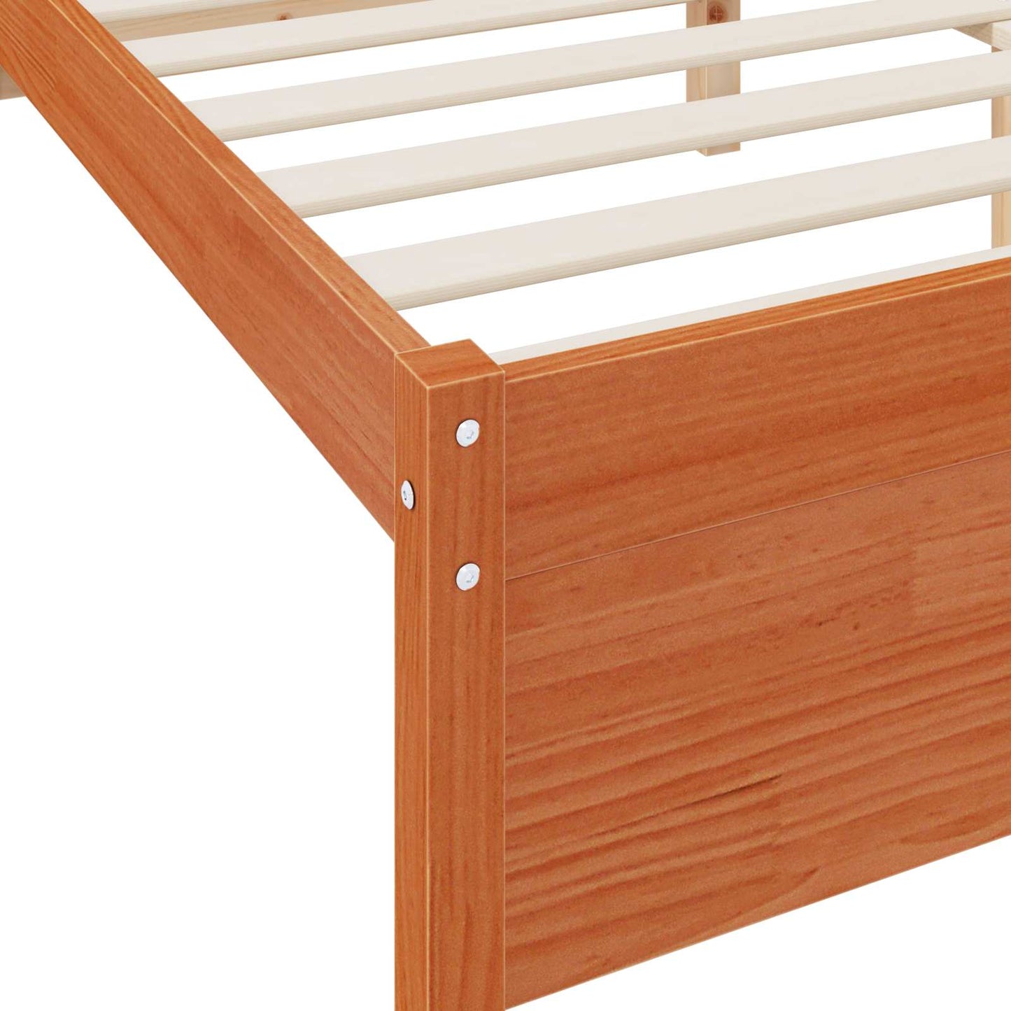 vidaXL Bookcase Bed with Headboard with Storage Solid Pine Wood
