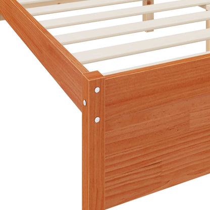 vidaXL Bookcase Bed with Headboard with Storage Solid Pine Wood