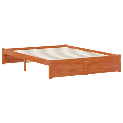 vidaXL Bookcase Bed with Headboard with Storage Solid Pine Wood