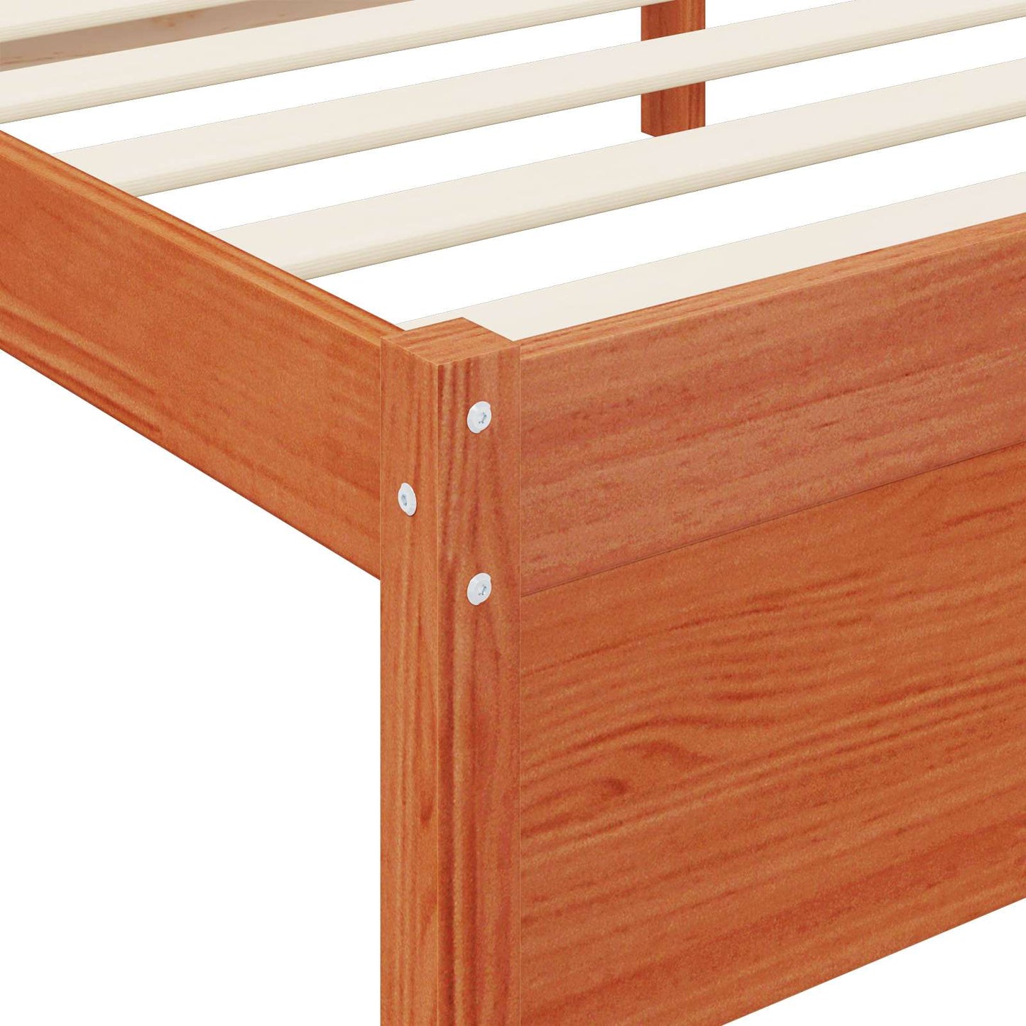 vidaXL Bookcase Bed with Headboard with Storage Solid Pine Wood