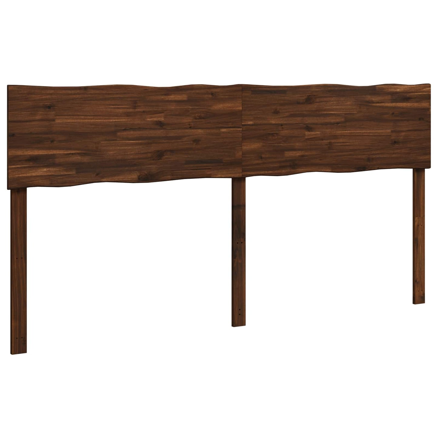 vidaXL Live Edge Headboard ROSTOCK Dark Brown 180 cm Solid Acacia Wood