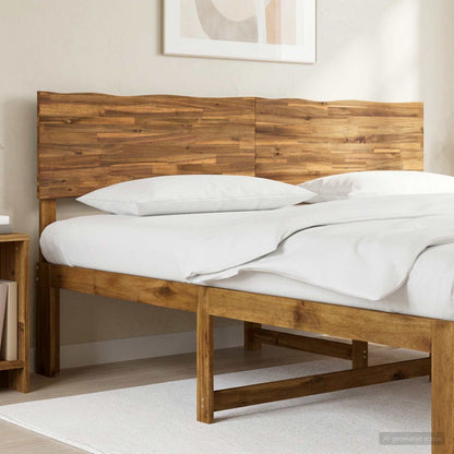 vidaXL Live Edge Headboard ROSTOCK Natural 180 cm Solid Acacia Wood