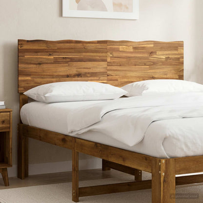 vidaXL Live Edge Headboard ROSTOCK Natural 160 cm Solid Acacia Wood