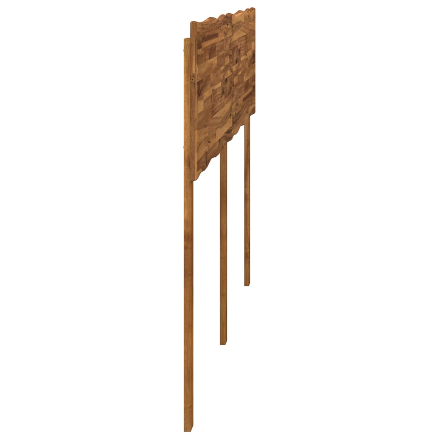 vidaXL Live Edge Headboard ROSTOCK Natural 150 cm Solid Acacia Wood