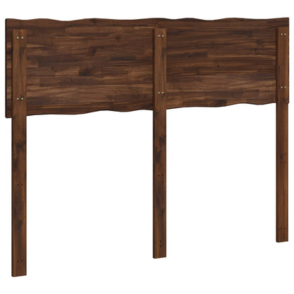vidaXL Live Edge Headboard ROSTOCK Dark Brown 135 cm Solid Acacia Wood