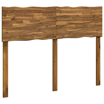 vidaXL Live Edge Headboard ROSTOCK Natural 120 cm Solid Acacia Wood
