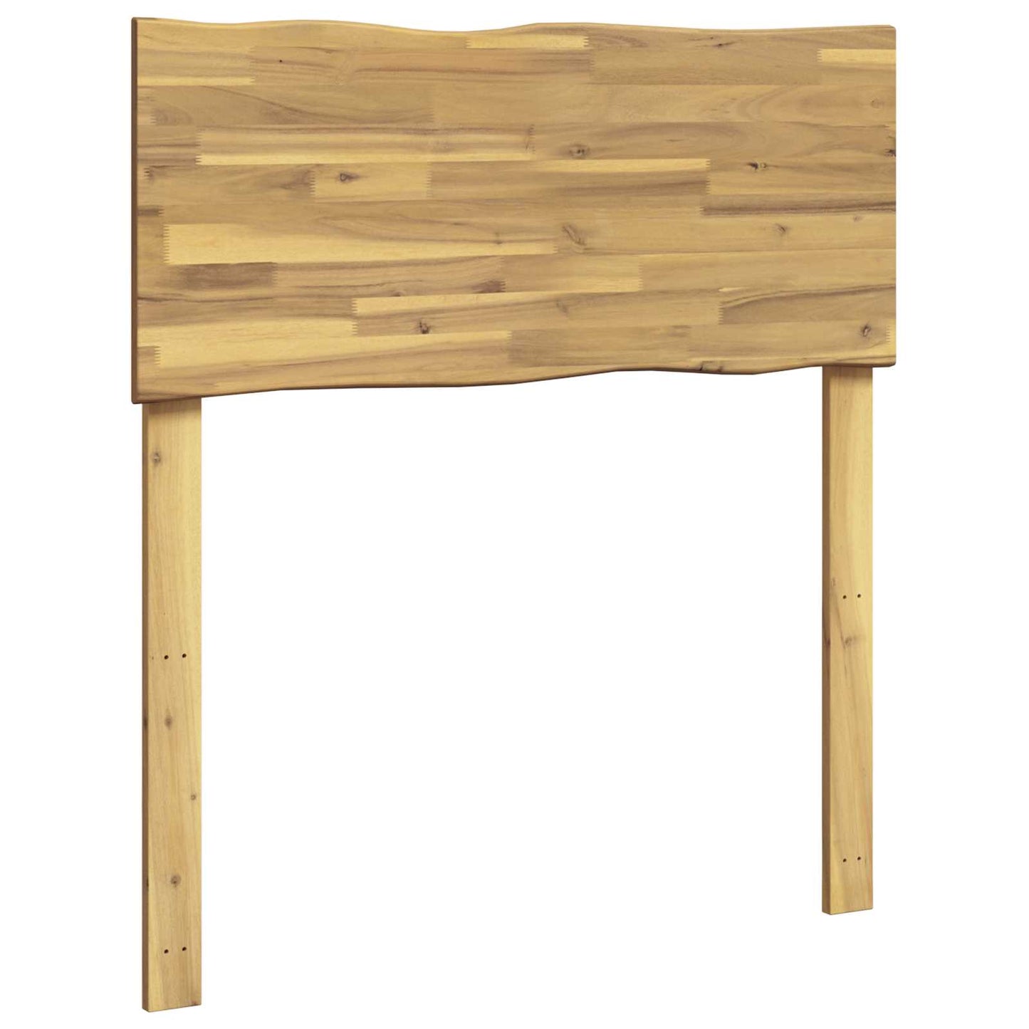 vidaXL Live Edge Headboard ROSTOCK White 90 cm Solid Acacia Wood