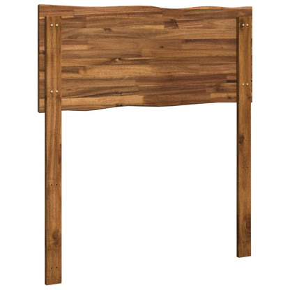 vidaXL Live Edge Headboard ROSTOCK Natural 80 cm Solid Acacia Wood
