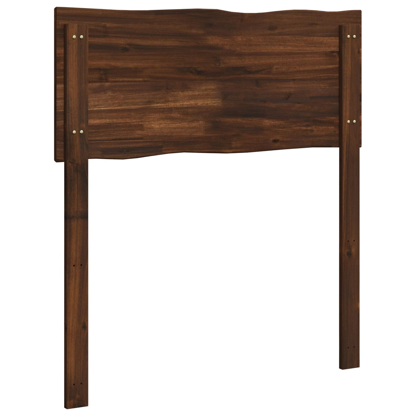 vidaXL Live Edge Headboard ROSTOCK Dark Brown 75 cm Solid Acacia Wood