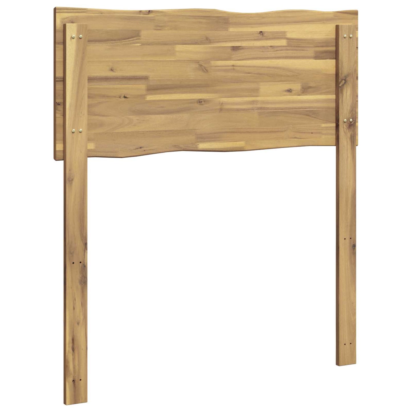 vidaXL Live Edge Headboard ROSTOCK White 75 cm Solid Acacia Wood
