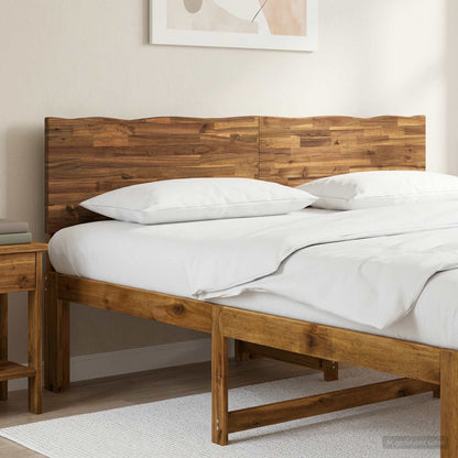 vidaXL Live Edge Headboard ROSTOCK Natural 200 cm Solid Acacia Wood