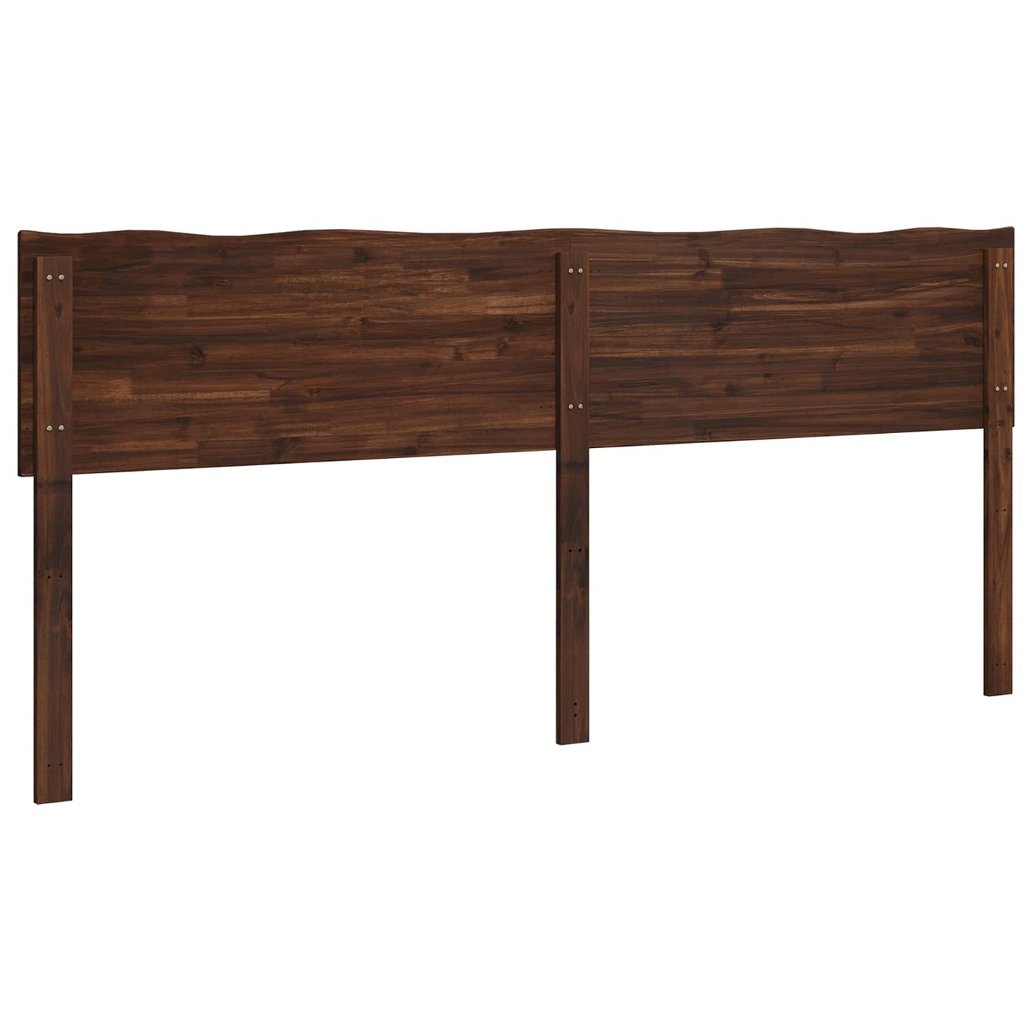 vidaXL Live Edge Headboard ROSTOCK Dark Brown 180 cm Solid Acacia Wood