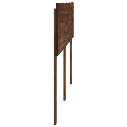 vidaXL Live Edge Headboard ROSTOCK Dark Brown 180 cm Solid Acacia Wood