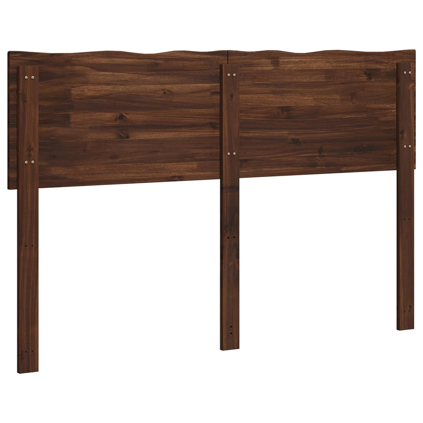 vidaXL Live Edge Headboard ROSTOCK Dark Brown 150 cm Solid Acacia Wood