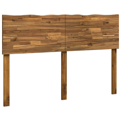 vidaXL Live Edge Headboard ROSTOCK Natural 120 cm Solid Acacia Wood
