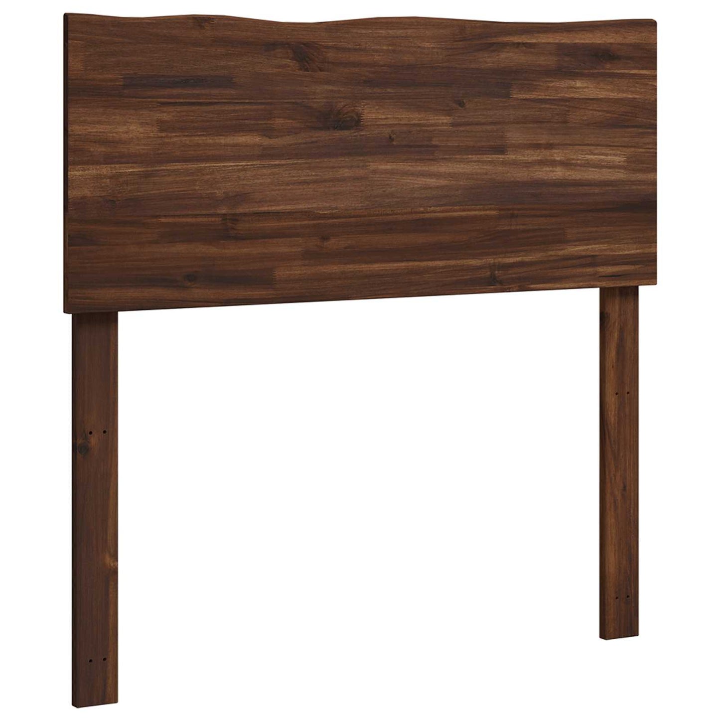 vidaXL Live Edge Headboard ROSTOCK Dark Brown 75 cm Solid Acacia Wood