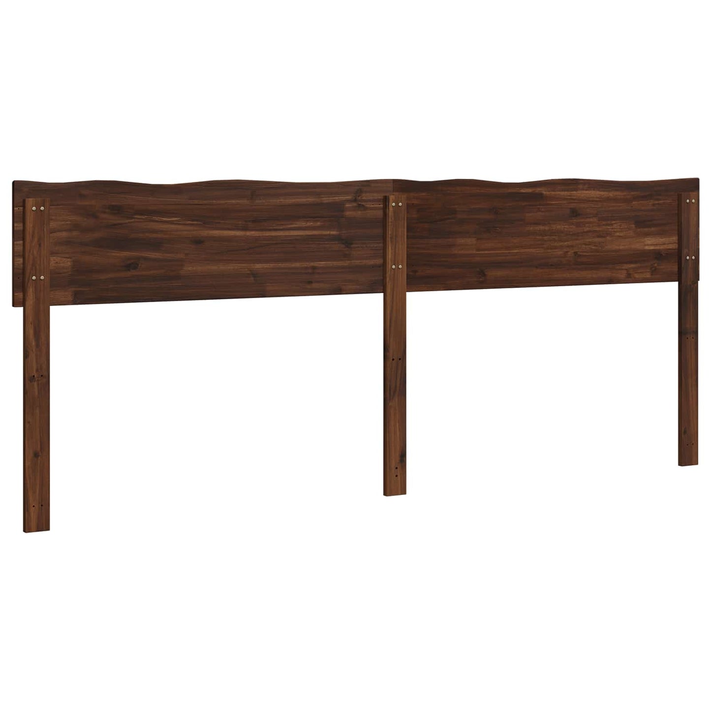vidaXL Live Edge Headboard ROSTOCK Dark Brown 200 cm Solid Acacia Wood
