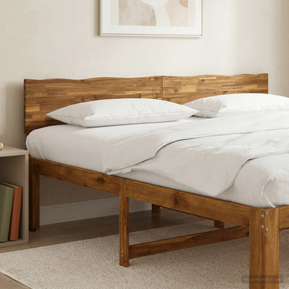 vidaXL Live Edge Headboard ROSTOCK Natural 200 cm Solid Acacia Wood