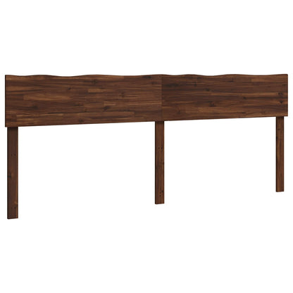vidaXL Live Edge Headboard ROSTOCK Dark Brown 180 cm Solid Acacia Wood