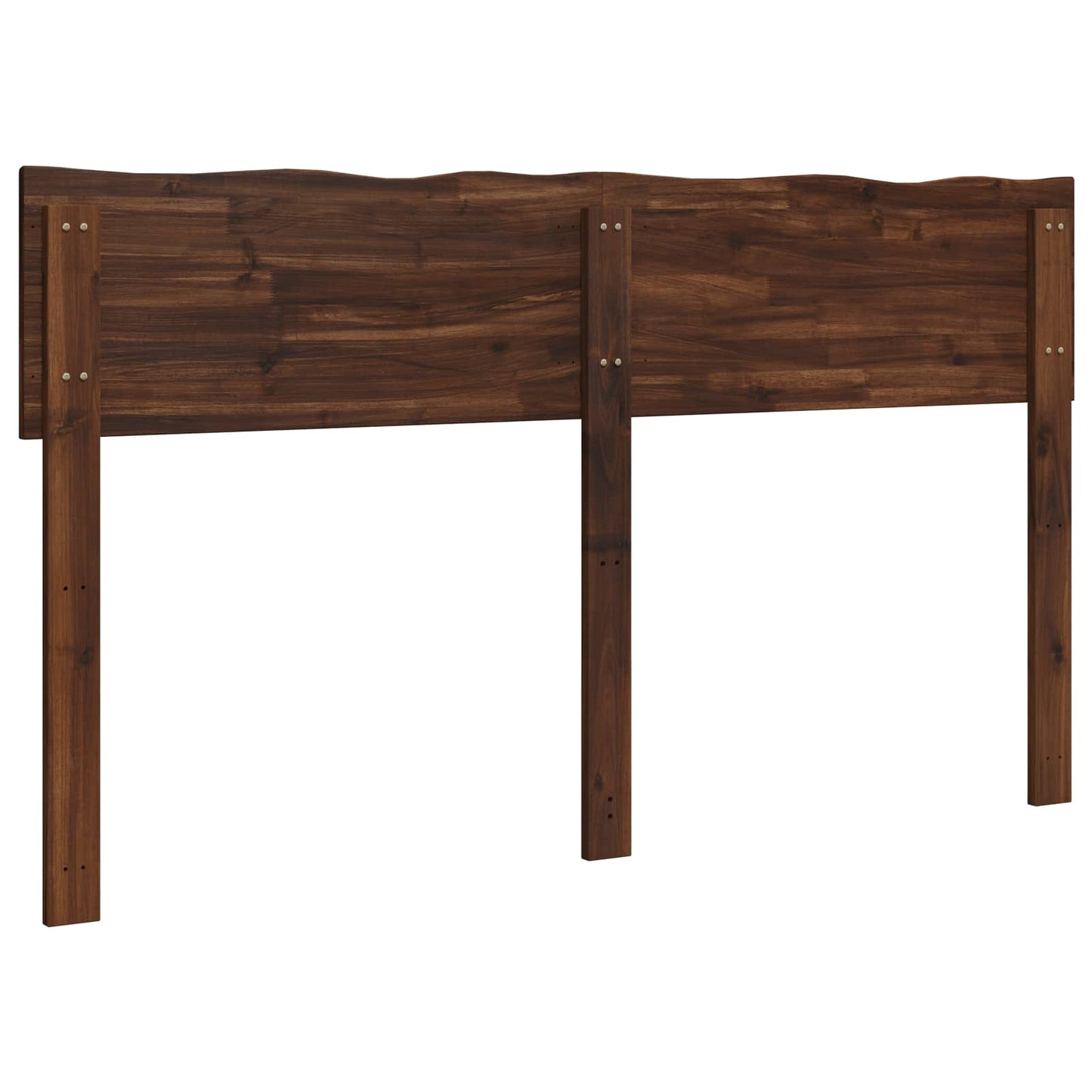 vidaXL Live Edge Headboard ROSTOCK Dark Brown 150 cm Solid Acacia Wood