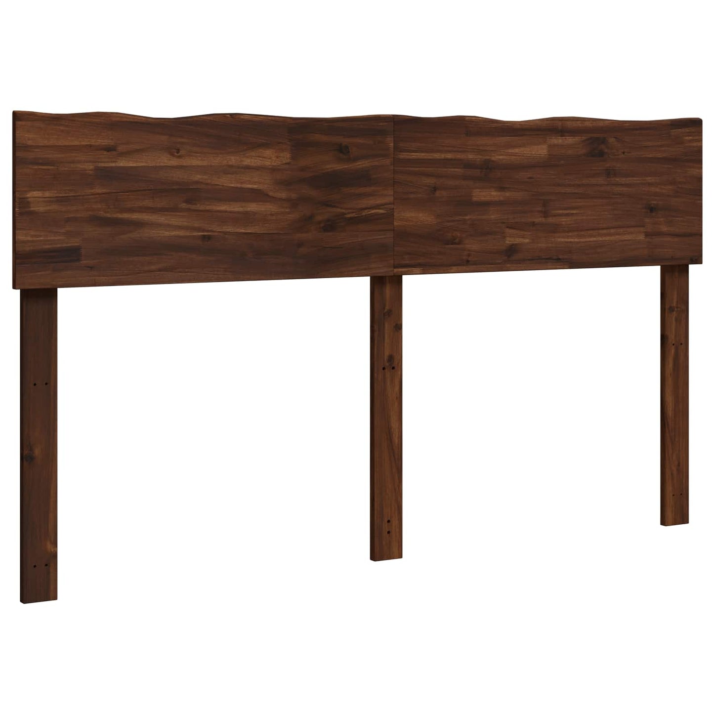 vidaXL Live Edge Headboard ROSTOCK Dark Brown 120 cm Solid Acacia Wood