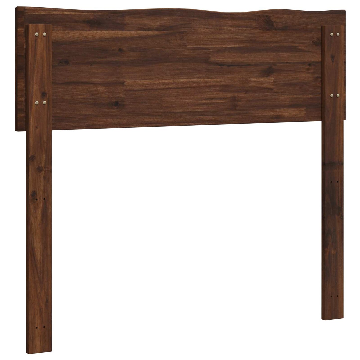 vidaXL Live Edge Headboard ROSTOCK Dark Brown 100 cm Solid Acacia Wood