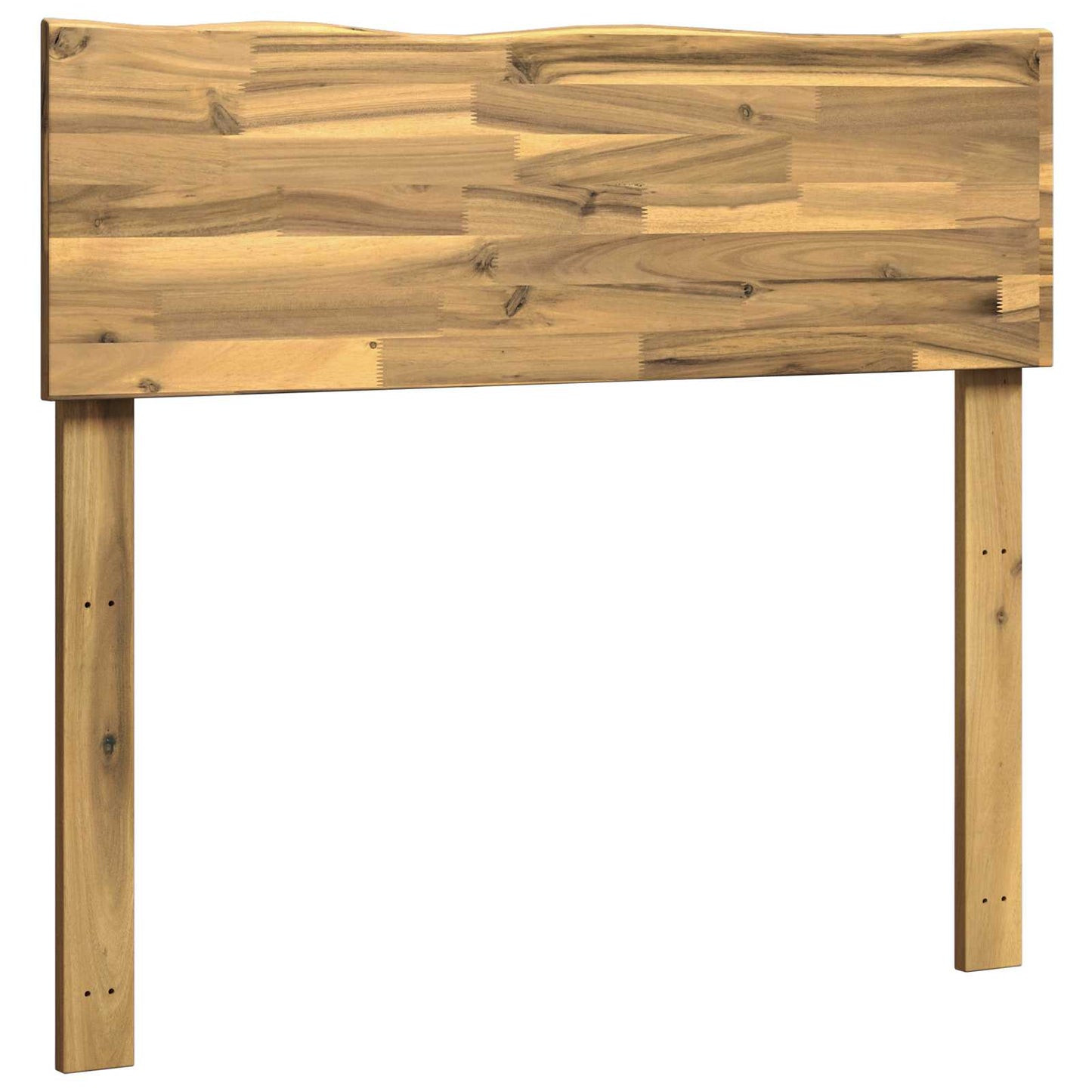 vidaXL Live Edge Headboard ROSTOCK White 90 cm Solid Acacia Wood