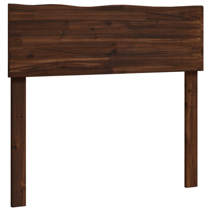 vidaXL Live Edge Headboard ROSTOCK Dark Brown 80 cm Solid Acacia Wood