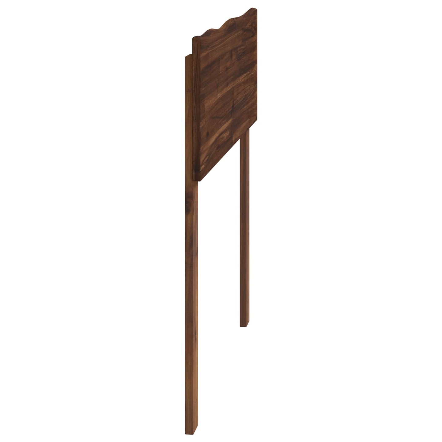 vidaXL Live Edge Headboard ROSTOCK Dark Brown 80 cm Solid Acacia Wood