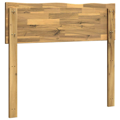 vidaXL Live Edge Headboard ROSTOCK White 80 cm Solid Acacia Wood