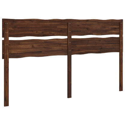 vidaXL Live Edge Headboard ROSTOCK Dark Brown 180 cm Solid Acacia Wood