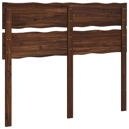 vidaXL Live Edge Headboard ROSTOCK Dark Brown 160 cm Solid Acacia Wood
