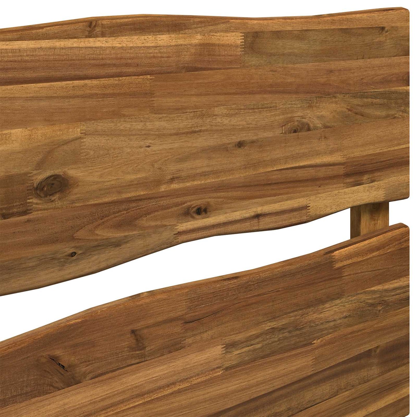 vidaXL Live Edge Headboard ROSTOCK Natural 160 cm Solid Acacia Wood