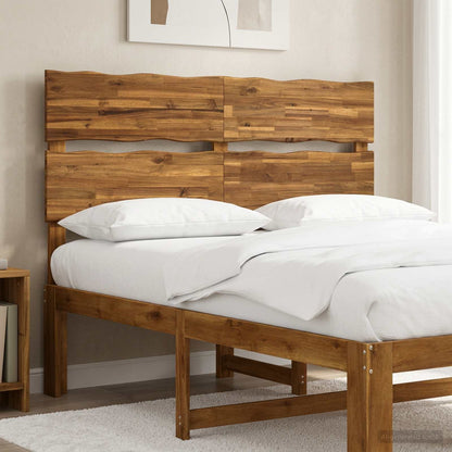 vidaXL Live Edge Headboard ROSTOCK Natural 140 cm Solid Acacia Wood