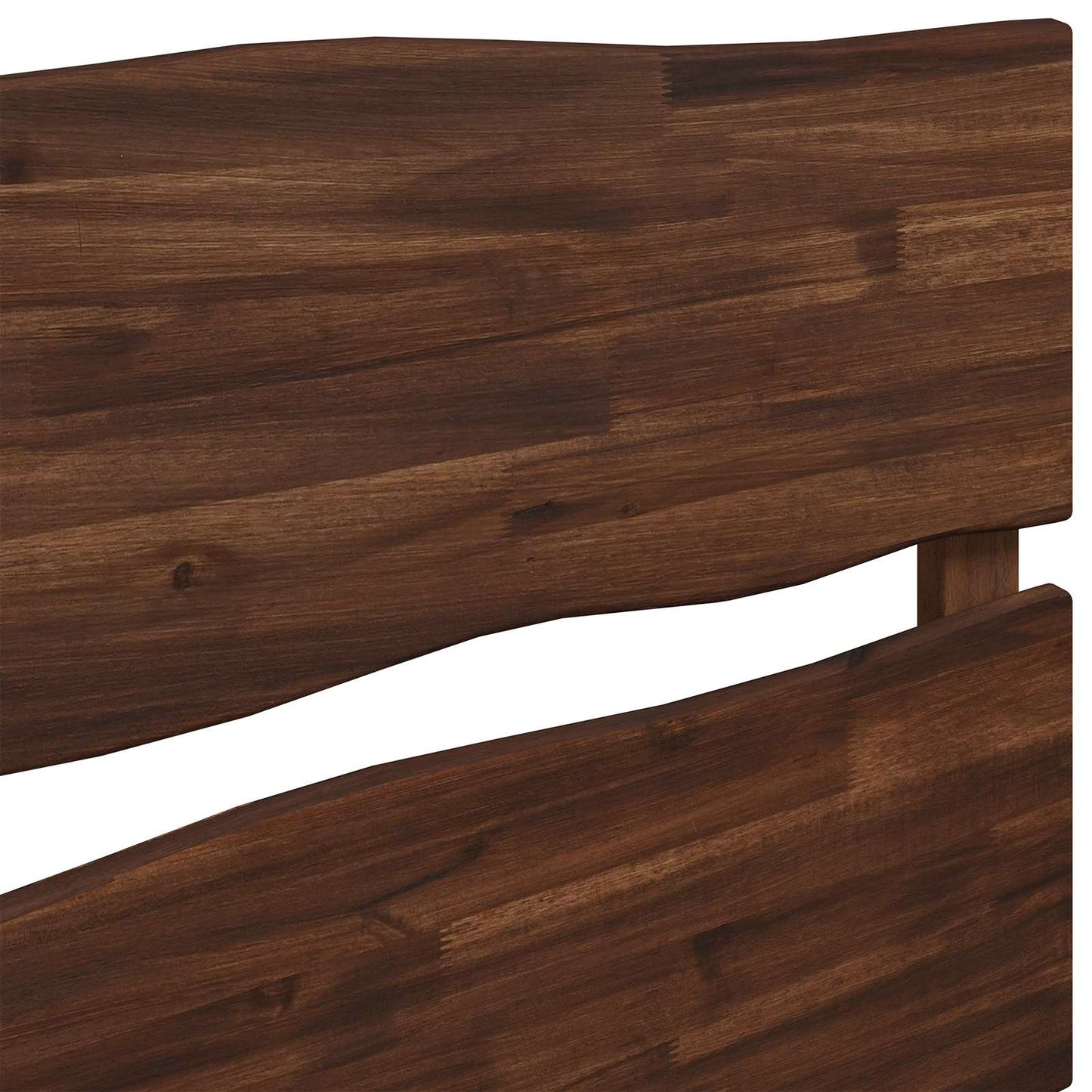 vidaXL Live Edge Headboard ROSTOCK Dark Brown 120 cm Solid Acacia Wood