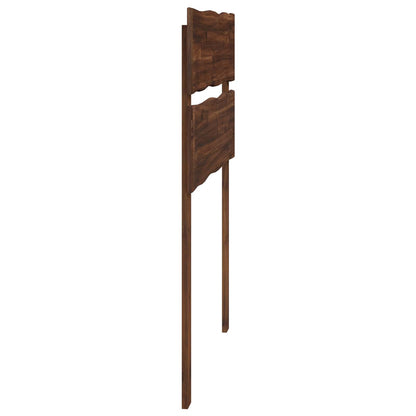vidaXL Live Edge Headboard ROSTOCK Dark Brown 100 cm Solid Acacia Wood