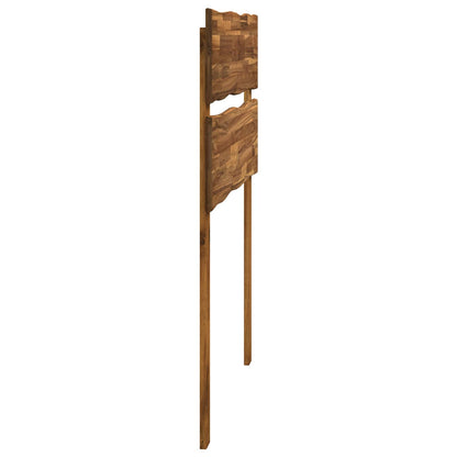vidaXL Live Edge Headboard ROSTOCK Natural 90 cm Solid Acacia Wood