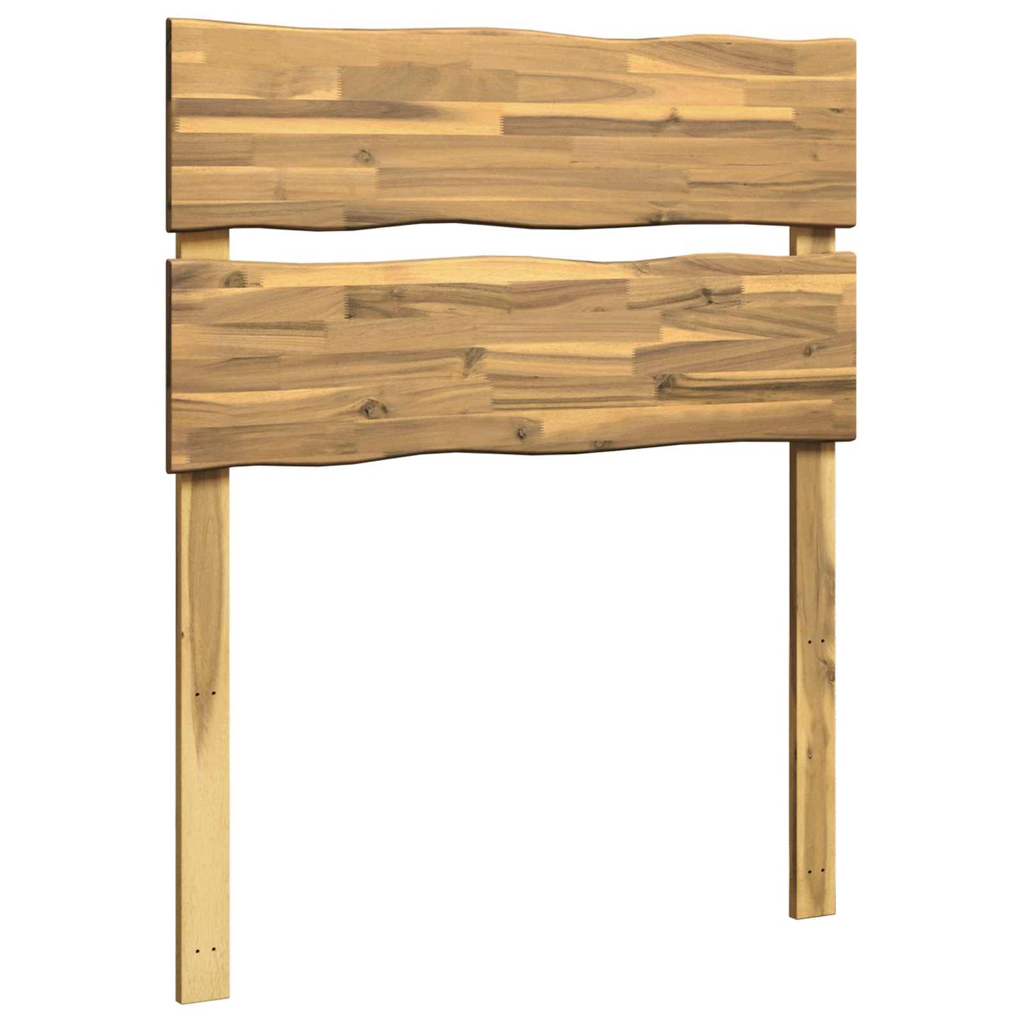 vidaXL Live Edge Headboard ROSTOCK White 80 cm Solid Acacia Wood