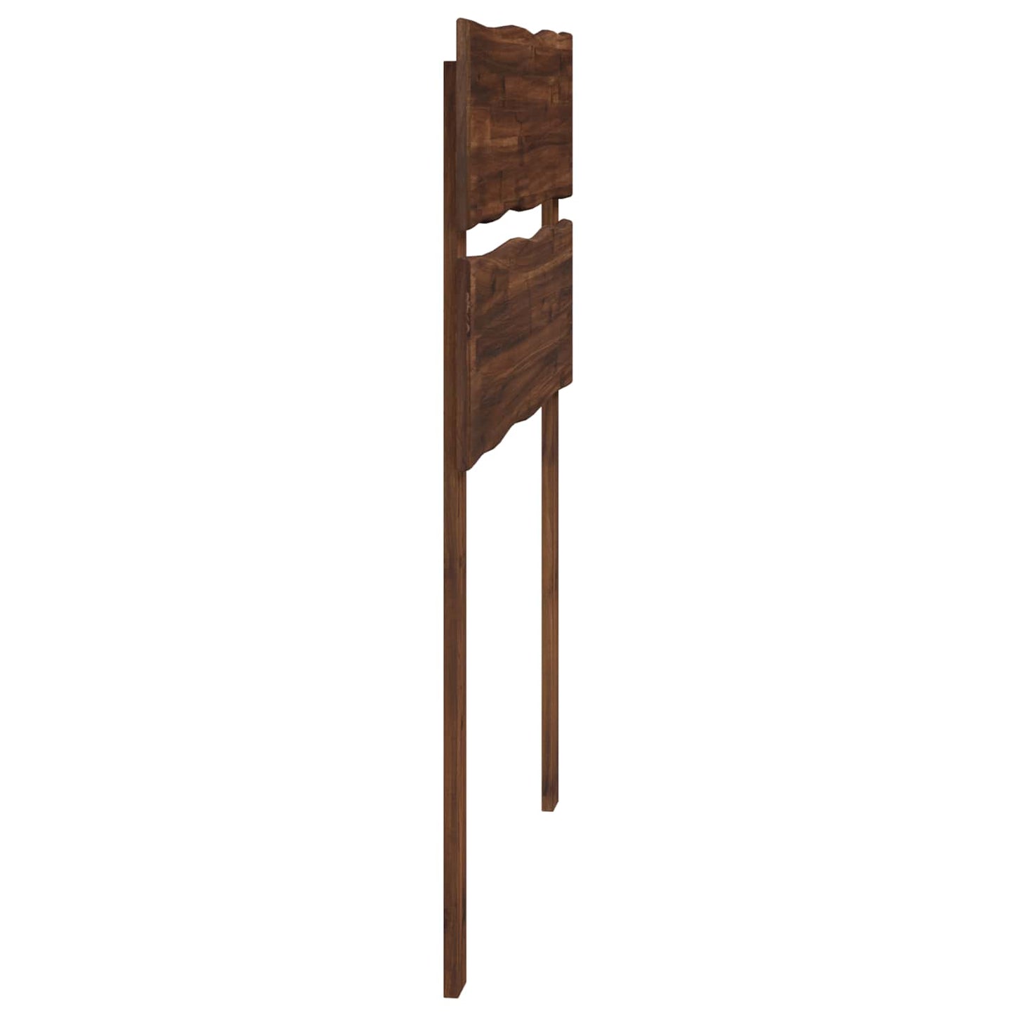 vidaXL Live Edge Headboard ROSTOCK Dark Brown 75 cm Solid Acacia Wood