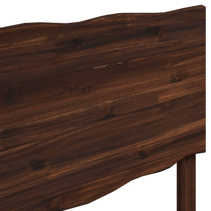 vidaXL Single Bed Frame with Headboard ROSTOCK Dark Brown 80 x 200 cm
