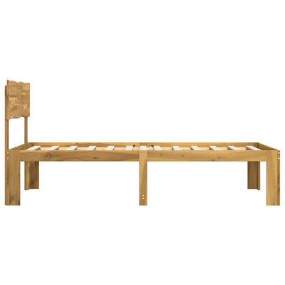 vidaXL Single Bed Frame with Headboard ROSTOCK White 90 x 190 cm