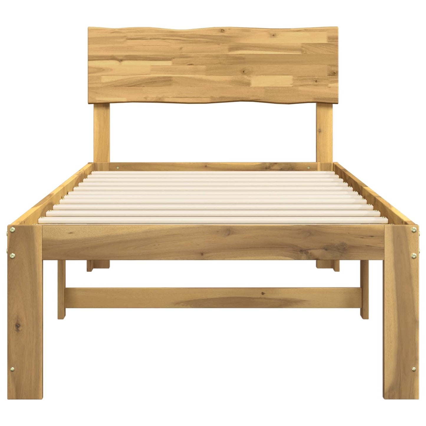 vidaXL Single Bed Frame with Headboard ROSTOCK White 80 x 200 cm