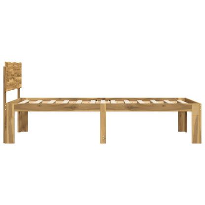 vidaXL Single Bed Frame with Headboard ROSTOCK White 90 x 200 cm