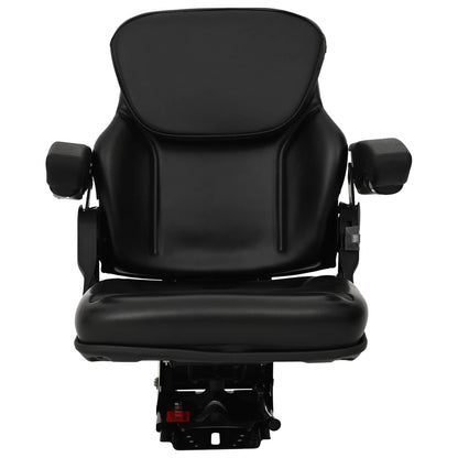 vidaXL Tractor Seat with Suspension Black 60 x 58 x 72 cm