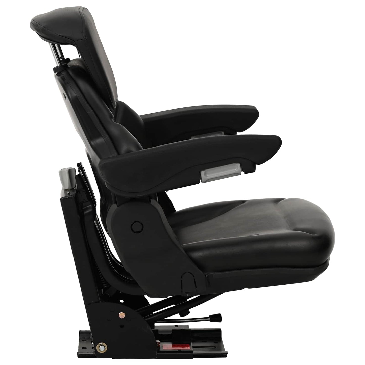 vidaXL Tractor Seat with Suspension Black 60 x 58 x 72 cm