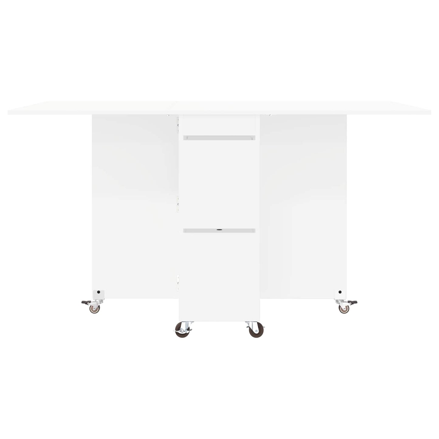 vidaXL Dinning Table 2 pcs 140 x 80 x 77 cm Engineered Wood White