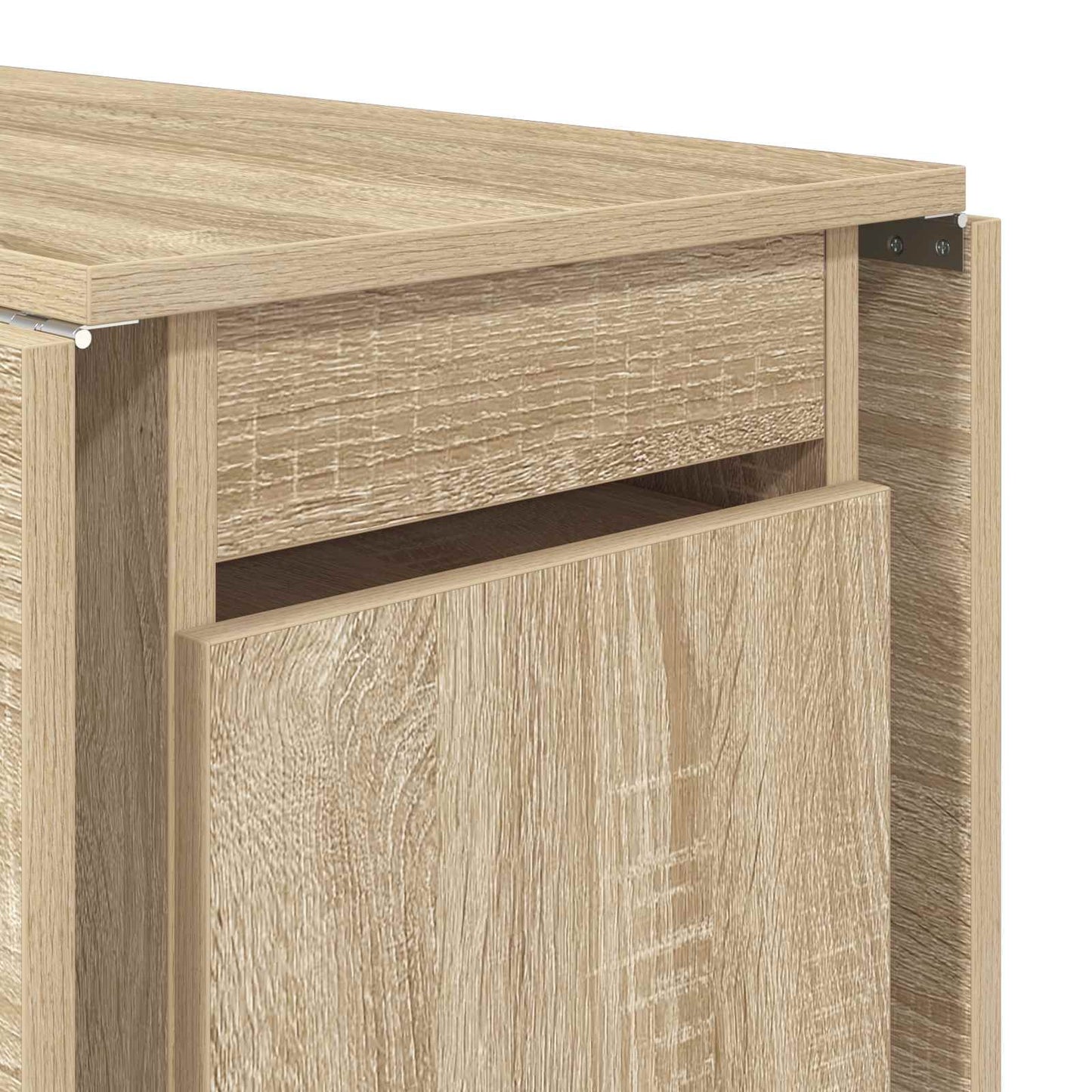 vidaXL Dinning Table 2 pcs 140 x 80 x 77 cm Engineered Wood Sonoma Oak